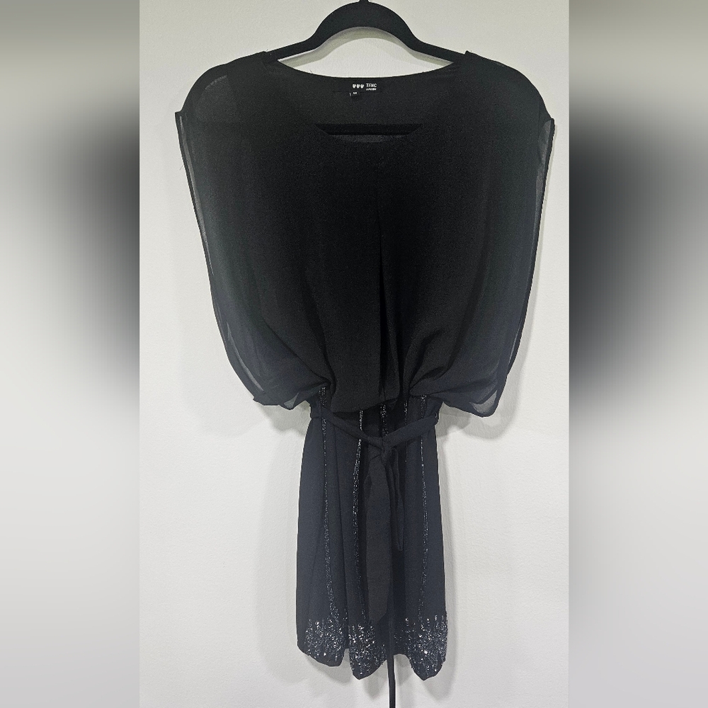 TFNC Black Backless Dress